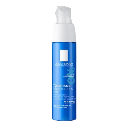 La Roche-Posay Toleriane Dermallergo, kojący krem nawilżający na noc, 40 ml