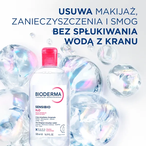 Bioderma Sensibio H2O woda micelarna do skóry wrażliwej 250 ml