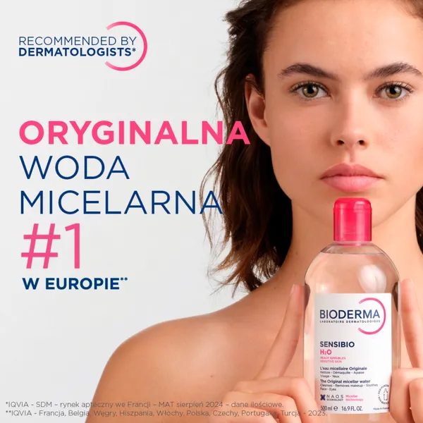 Bioderma Sensibio H2O woda micelarna do skóry wrażliwej 250 ml