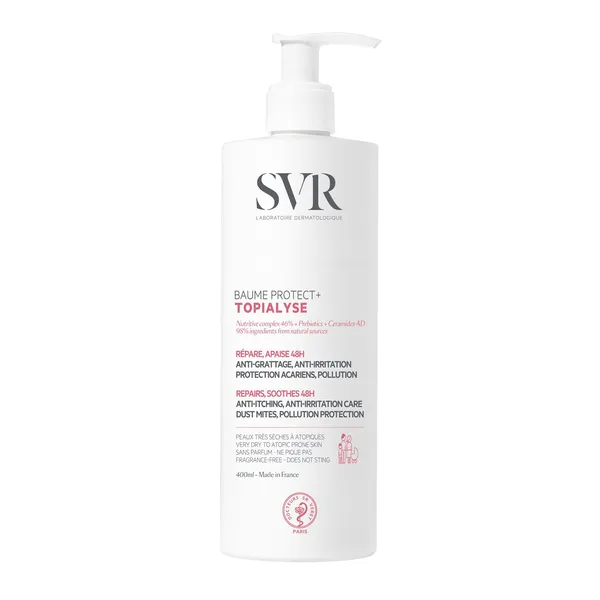 SVR Topialyse Baume Protect+ balsam do skóry atopowej i skłonnej do alergii 400 ml