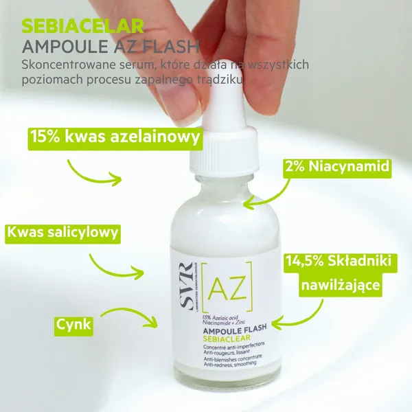 SVR Sebiaclear AZ skoncentrowane serum korygujące niedoskonałości 30 ml