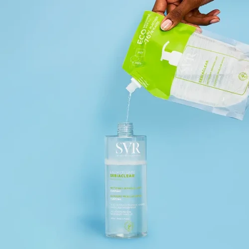 SVR Sebiaclear Eau micellaire, oczyszczający płyn micelarny uzupełnienie 400 ml