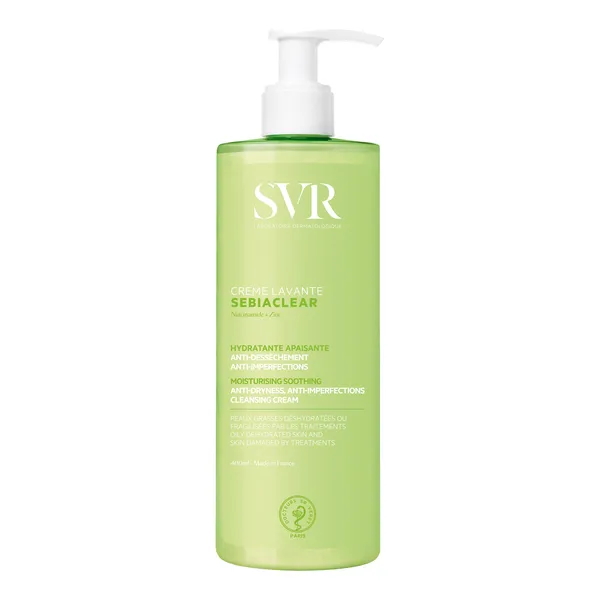SVR Sebiaclear nawilżający krem do mycia 400 ml