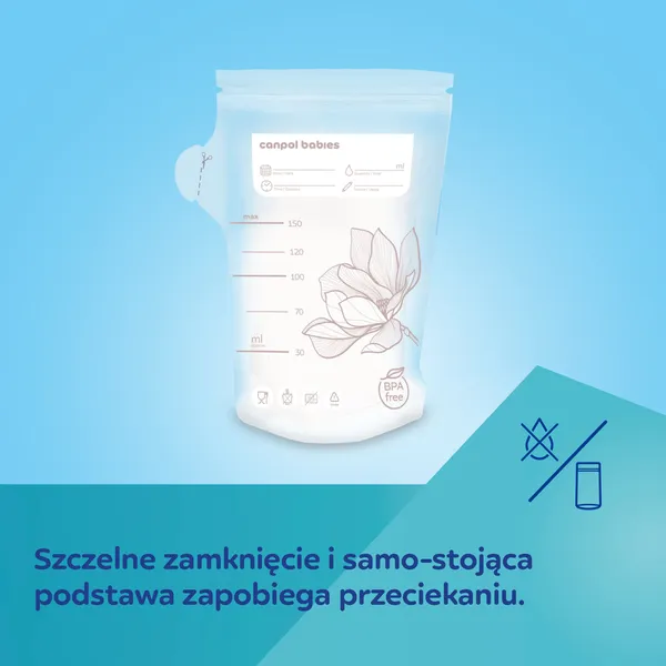 Canpol Babies torebki do przechowywania pokarmu 25 szt.