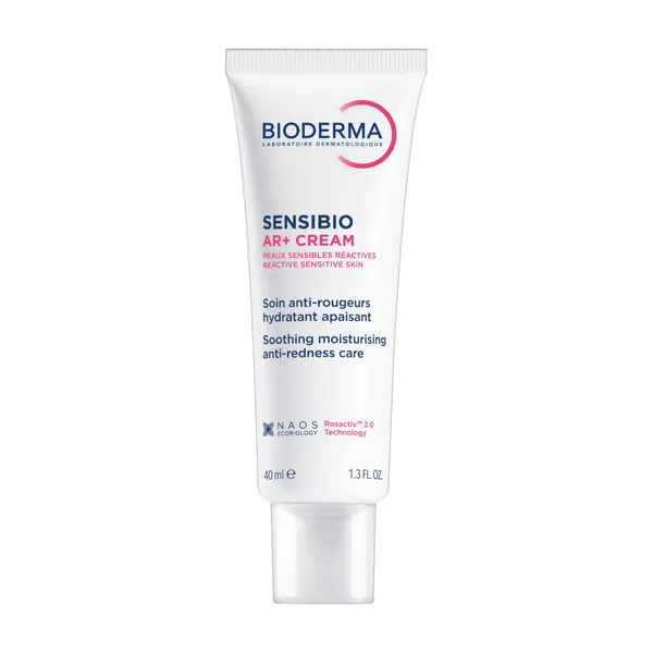 Bioderma Sensibio AR+, krem kojąco-nawilżający redukujący zaczerwienienia, 40 ml