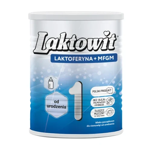 Laktowit Laktoferyna+MFGM 1 mleko początkowe od urodzenia do 6. miesiąca życia 400 g