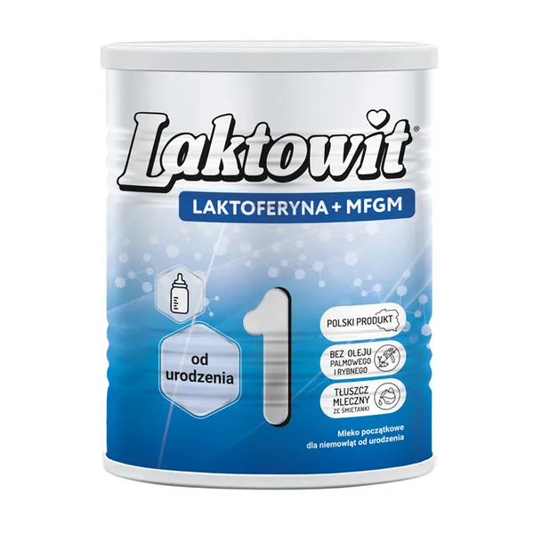 Laktowit Laktoferyna+MFGM 1 mleko początkowe od urodzenia do 6. miesiąca życia 400 g