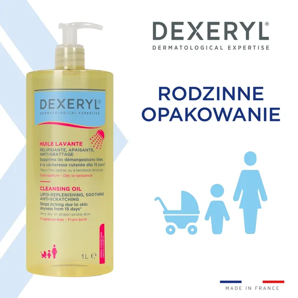 Dexeryl Cleansing olejek do mycia 1000 ml