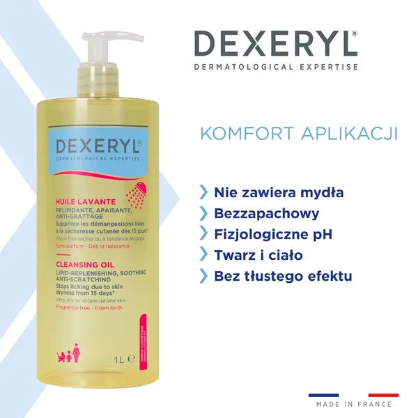 Dexeryl Cleansing olejek do mycia 1000 ml