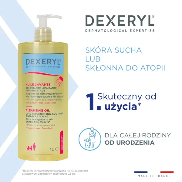 Dexeryl Cleansing olejek do mycia 1000 ml