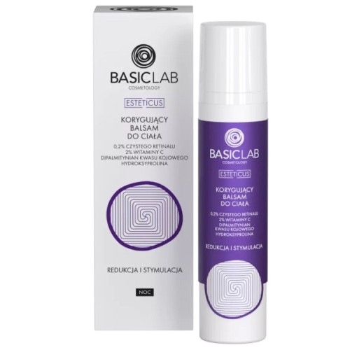 BasicLab Esteticus korygujący balsam do ciała 0.2% czystego retinalu, 100ml