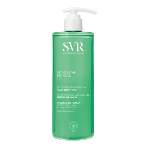SVR Spirial Deo-douche, dezodorujący żel do mycia ciała i włosów, 400 ml