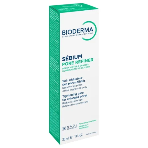 Bioderma Sebium Pore Refiner, krem do skóry tłustej i mieszanej zwężający rozszerzone pory, 30 ml