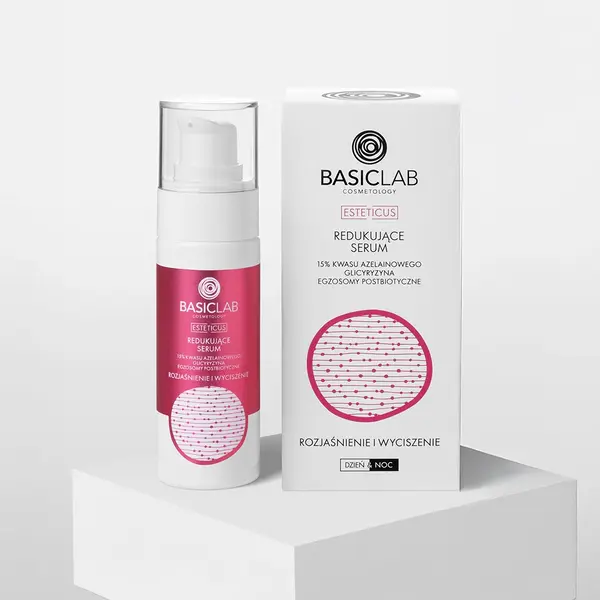 BasicLab Esteticus, serum redukujące, Rozjaśnienie i Wyciszenie, 30 ml
