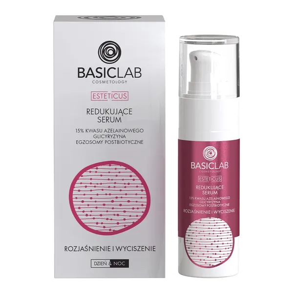 BasicLab Esteticus, serum redukujące, Rozjaśnienie i Wyciszenie, 30 ml