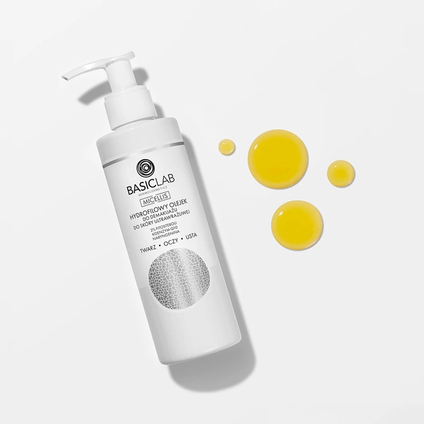 BasicLab Micellis, hydrofilowy olejek do demakijażu, 200 ml