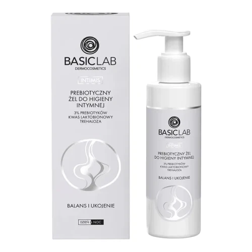 BasicLab Intimis, prebiotyczny żel do higieny intymnej, 200 ml