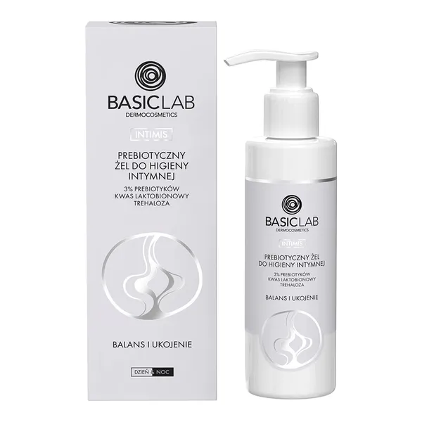 BasicLab Intimis, prebiotyczny żel do higieny intymnej, 200 ml