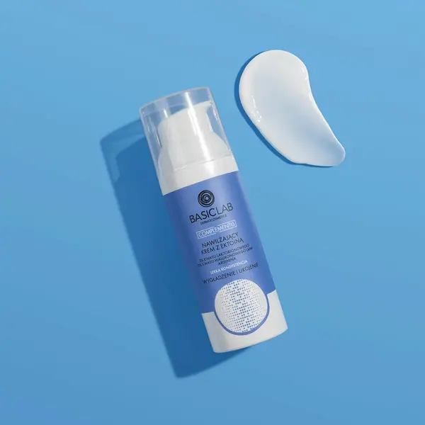 BasicLab Complementis, nawilżający krem z ektoiną o lekkiej konsystencji, 50 ml