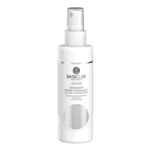 BasicLab Micellis, emulsyjny primer tonizujący do skóry ultrawrażliwej, 150 ml