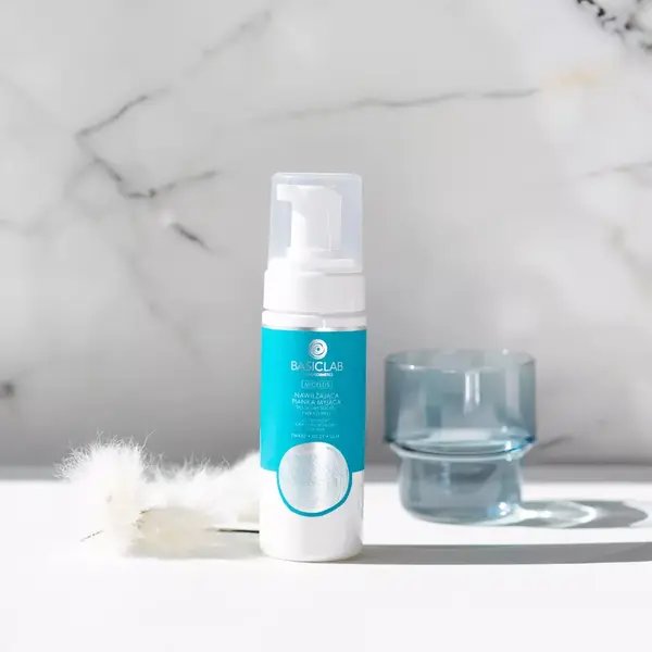 BasicLab Micellis, nawilżająca pianka myjąca do skóry suchej i wrażliwej, 150 ml