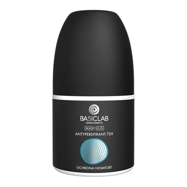 BasicLab Masculis, antyperspirant 72h Ochrona i Komfort, 60 ml