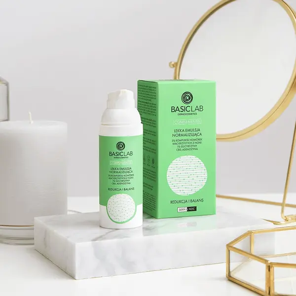 BasicLab Complementis, normalizująca emulsja do twarzy, 50 ml