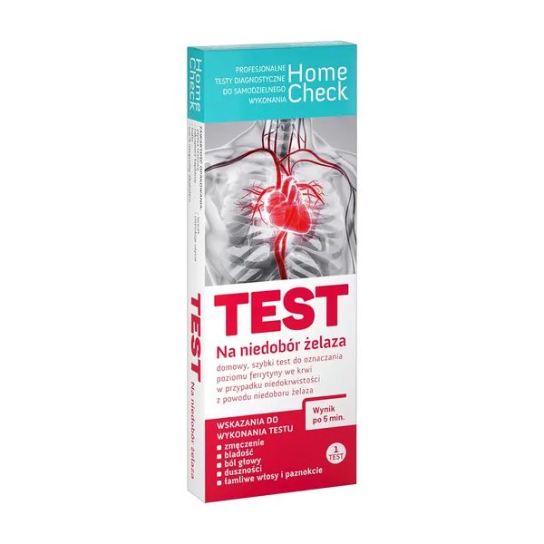 Home Check Test Niedobór żelaza, test kasetkowy, 1 szt.