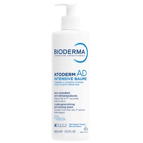 Bioderma Atoderm AD Intensive Baume, balsam emolientowy do skóry bardzo suchej, 400 ml