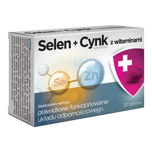 Selen + cynk z witaminami, tabletki, 30 szt.