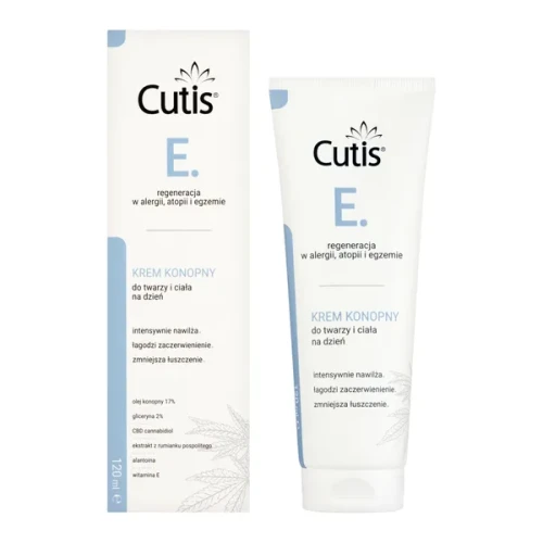 Cutis E, krem konopny 17% + CBD, 120 ml