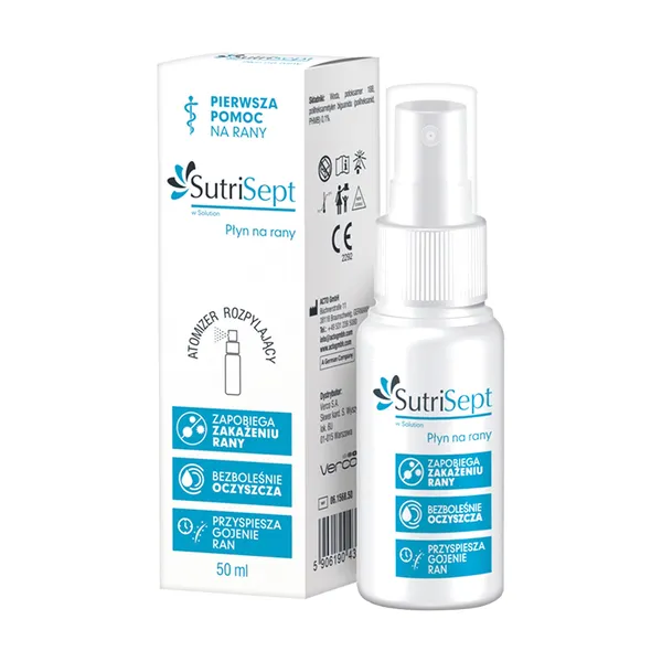 SutriSept, płyn na rany, 50 ml