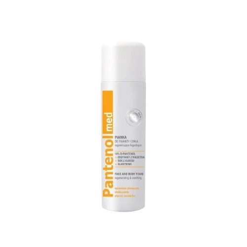 Pantenol med, pianka do twarzy i ciała regenerująco-łagodząca, 150 ml