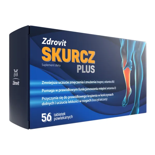 Zdrovit Skurcz Plus, tabletki powlekane, 56 szt.