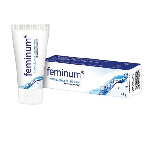 Feminum, nawilżający żel intymny dla kobiet, z kwasem mlekowym, 75 g