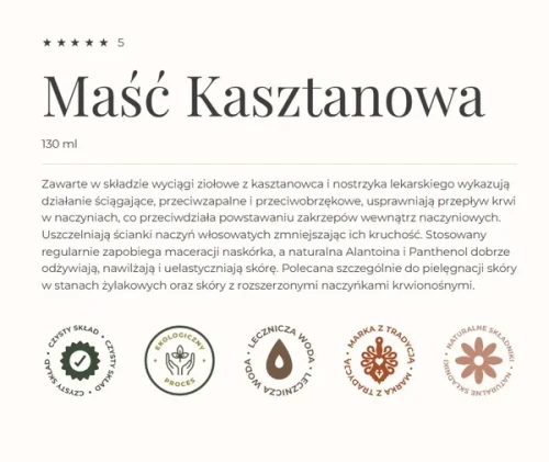 Gorvita, maść kasztanowa, 130 ml