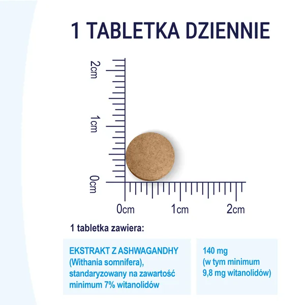 Naturell Ashwagandha, tabletki, 60 szt.