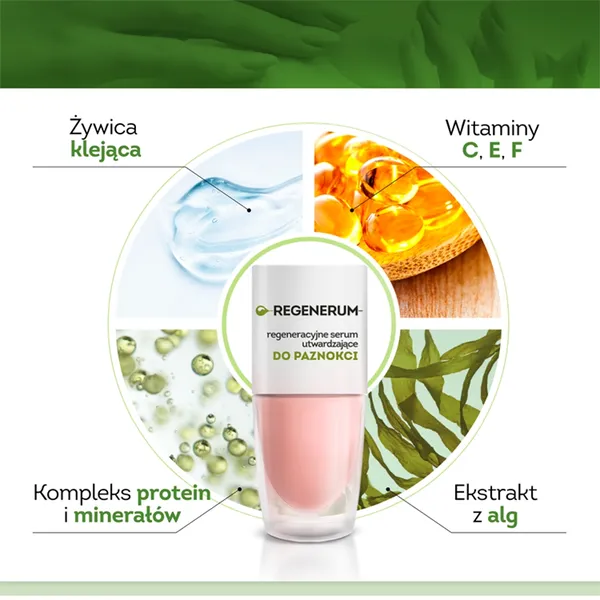 Regenerum, regeneracyjne serum utwardzające do paznokci, 8 ml
