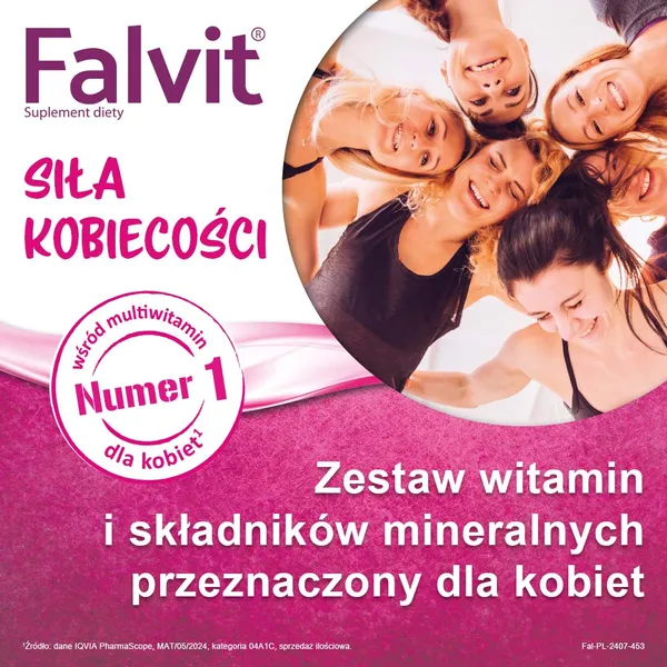 Falvit, tabletki drażowane, 60 szt.