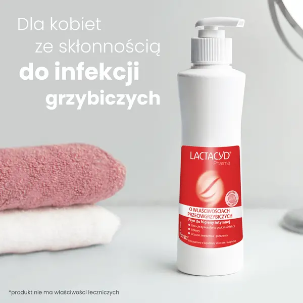 Lactacyd Pharma, płyn ginekologiczny, przeciwgrzybiczy, 250 ml, z pompką