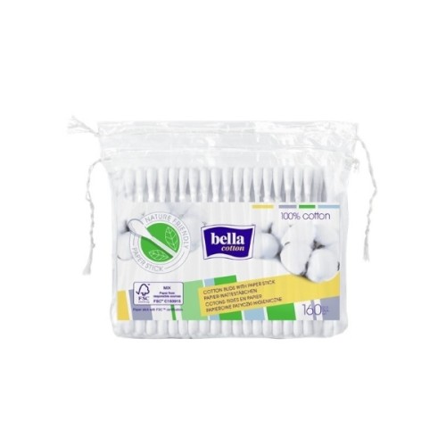 Bella Cotton Papierowe patyczki higieniczne 160 sztuk