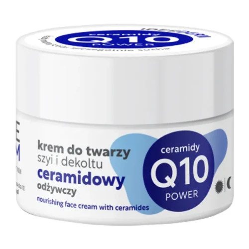 Ideepharm, Idee derm, krem ceramidowy, odżywczy do twarzy, szyi i dekoltu, 50 ml