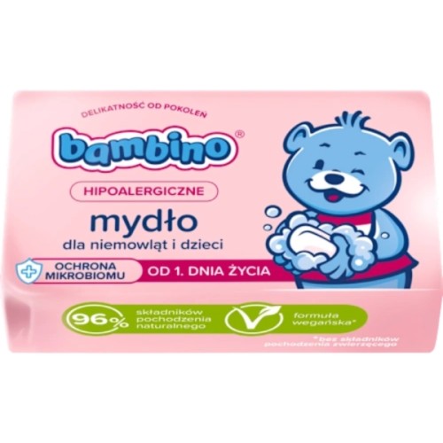 Bambino Mydło z lanoliną dla dzieci od pierwszych dni życia, 90g