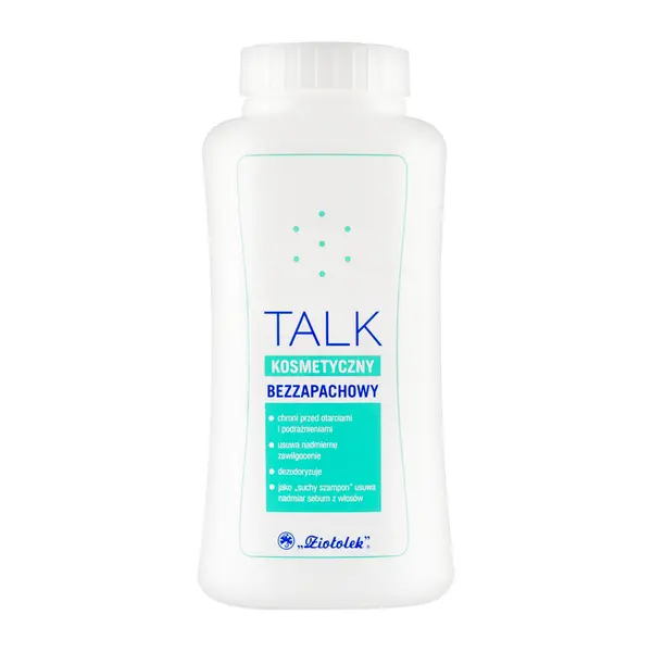 Ziołolek, talk kosmetyczny, bezzapachowy, 100 g