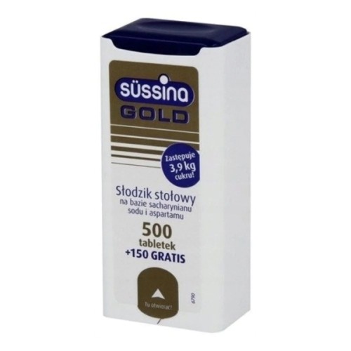 Langsteiner Suissina Gold słodzik 500 tabletek + 150 GRATIS