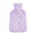 Termofor Depan PCV, 2 l, w futerkowym pokrowcu (futerko liliowe)