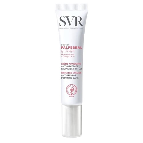SVR Palpebral Crème, Kojący krem na powieki i kontur oka, 15 ml