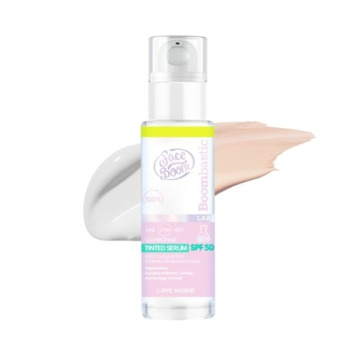 Faceboom Boombastic Tinted Ochronne Serum do Twarzy SPF50, 30ml