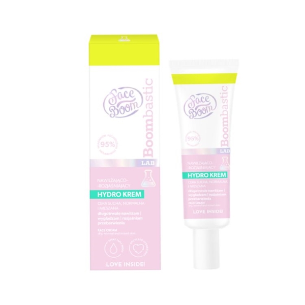 Face Boom Boombastic Lab nawilżająco-rozjaśniający krem do twarzy 50 ml