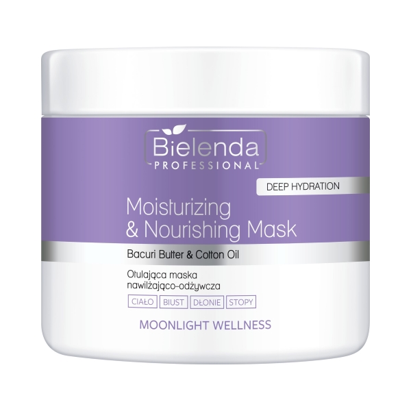 Bielenda Professional Moonlight Wellness Otulająca maska nawilżająco-odżywcza, 600 g